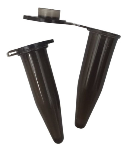 Microtubo Tipo Eppendorf 1,0ml Int. Pacote com 500 Unidades - Preto Translucido