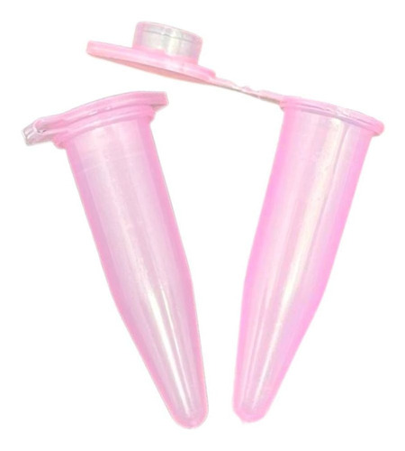 Microtubo Tipo Eppendorf 1,0ml Int. Pacote com 500 Unidades - Rosa BB