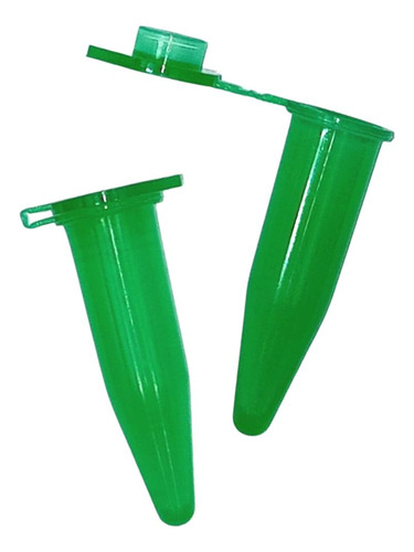 Microtubo Tipo Eppendorf 1,0ml Int. Pacote com 500 Unidades - Verde