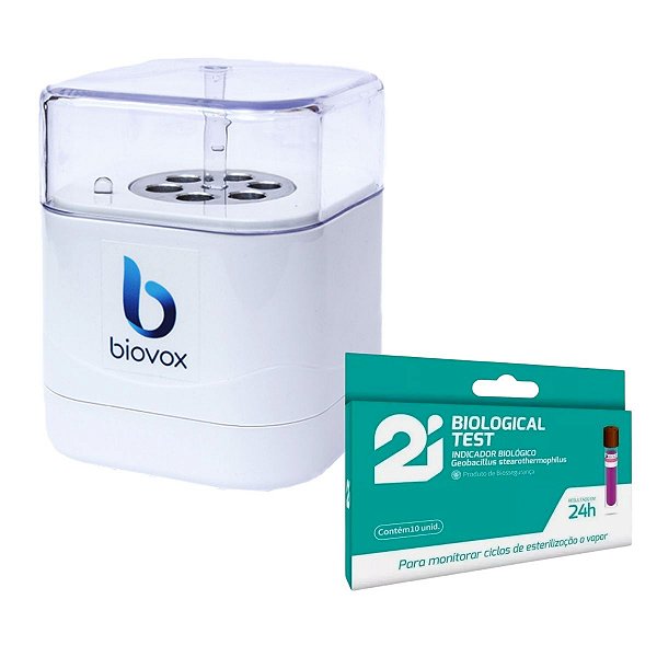 Mini Incubadora 6 Cavidades Biovox + 10 Ampolas 2I