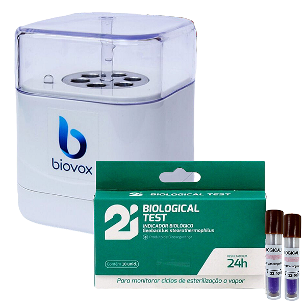 Mini Incubadora 6 Cavidades Biovox + 20 Ampolas 2I