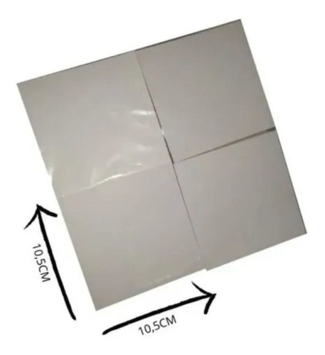 Papel Filtro 250g Substrato Mata Borrão 105x105mm - Pacote c/ 500 Folhas