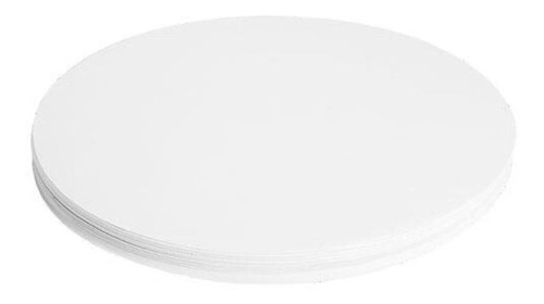 Papel Filtro Gramatura 80g Diâmetro 60mm Pacote c/ 500 folhas