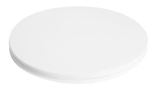 Papel Filtro Qualitativo Gramatura 80 Gr Pacotes com 100 Folhas - Diâmetro: 125 Milímetros