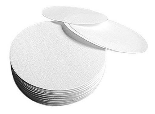 Papel Filtro Qualitativo Gramatura 80 Gr Pacotes com 1000 Folhas - Diâmetro: 185 Milímetros