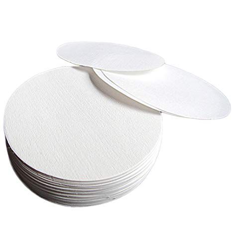 Papel Filtro Qualitativo Gramatura 80 Gr Pacotes com 300 Folhas - Diâmetro: 110 Milímetros