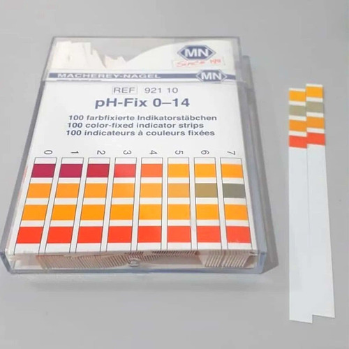 Papel Indicador de Ph 0-14 em Tiras Marca M.N - 1000 Testes