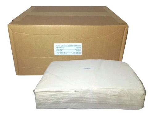Papel para Germinação de Sementes - Caixa c/ 1.000 Folhas