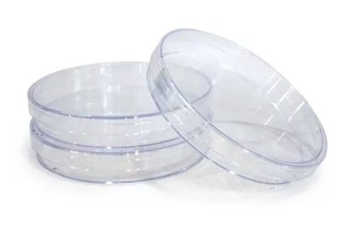 Placa de Petri Descartavel 90x15cm Sem Divisão - 100 Unidades