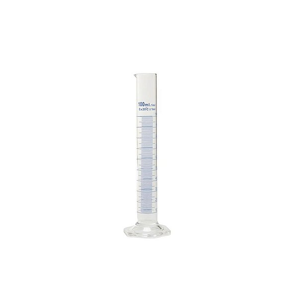 Proveta de Vidro Boro 3.3 Base Hexagonal de Vidro - Volume: 1000 ml