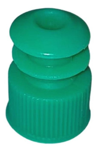 Tampa Tipo Flecha Para Tubo de Ensaio 12x75mm Verde - 1000 Unidades