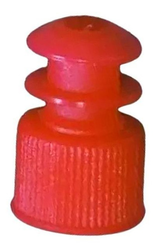Tampa Tipo Flecha Para Tubo de Ensaio 12x75mm Vermelho - 1000 Unidades