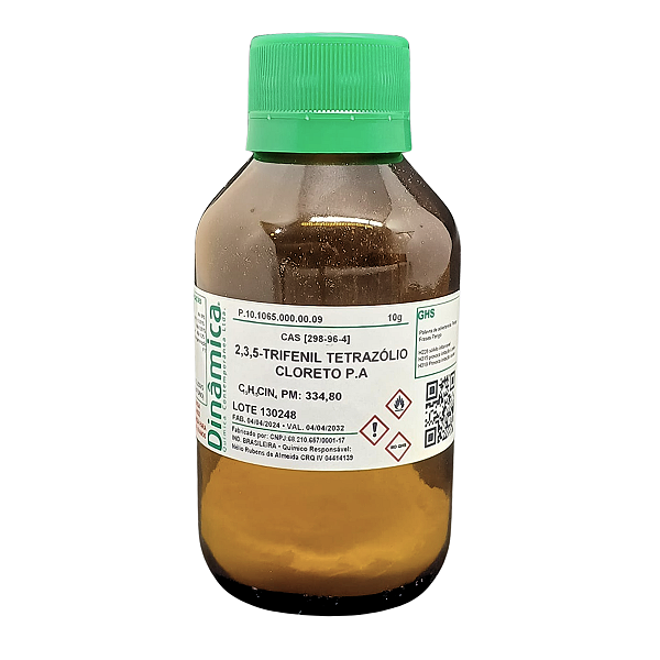 Trifenil Tetrazolio Cloreto PA 10g