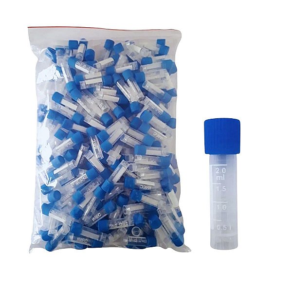 Tubo Criogênico 2,0ml Graduado com Tampa Pacote: 1000 unidades