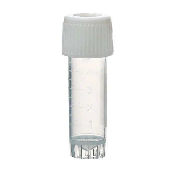 Tubo Criogênico 5,0ml Graduado com Tampa Pacote: 200 Unidades