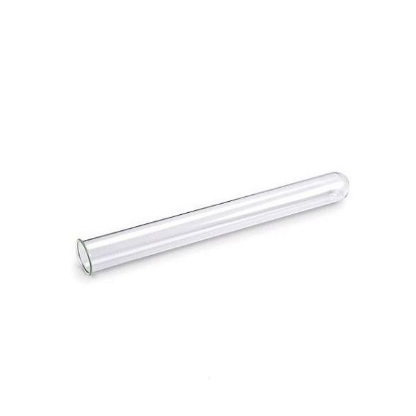 Tubo de Ensaio em Vidro S/ Tampa - Medida: 12x75mm - Caixa com 250 Unidades