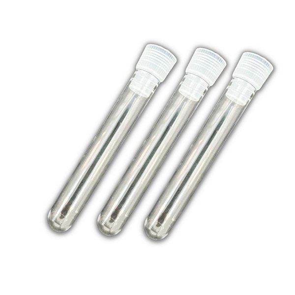 Tubo de Ensaio Plástico Poliestireno 12x75mm (5ml) - Pacote com 1000 Unidades - JPROLAB