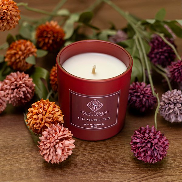 Vela Chá Verde e Figo 180g