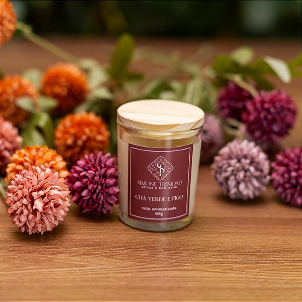 Vela Chá Verde e Figo 60g
