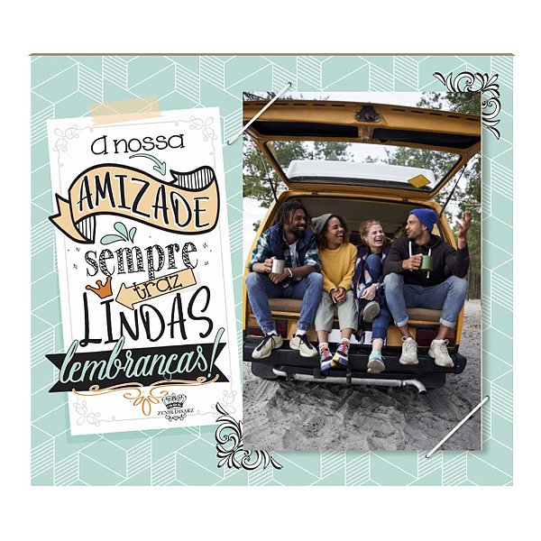 Porta Retrato Elástico- A Nossa Amizade