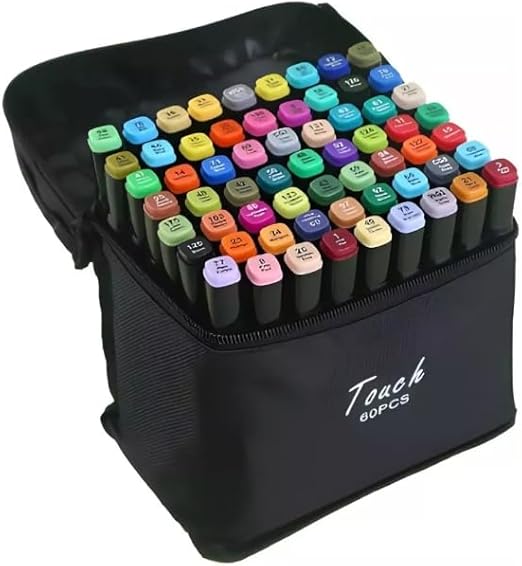 Canetinhas Ponta Dupla para Colorir- KIt c/60 unidades