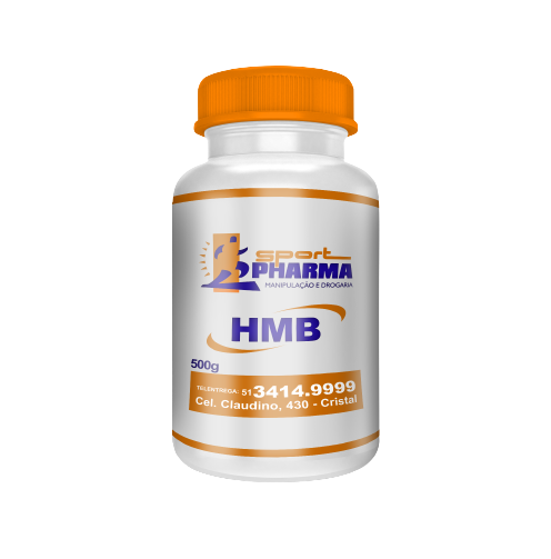 HMB Hidroximetilbutirato de Cálcio 500mg