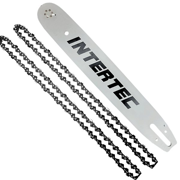 Kit Sabre Saibro Barra Facão 16 Polegadas 325 + 2 Correntes 33+1 Dentes Para Motosserras Stihl MS260