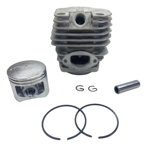 Kit Cilindro Completo Pistão Anéis Para Motosserras Coyote Vulcan Tekna Kawashima 43mm 45cc