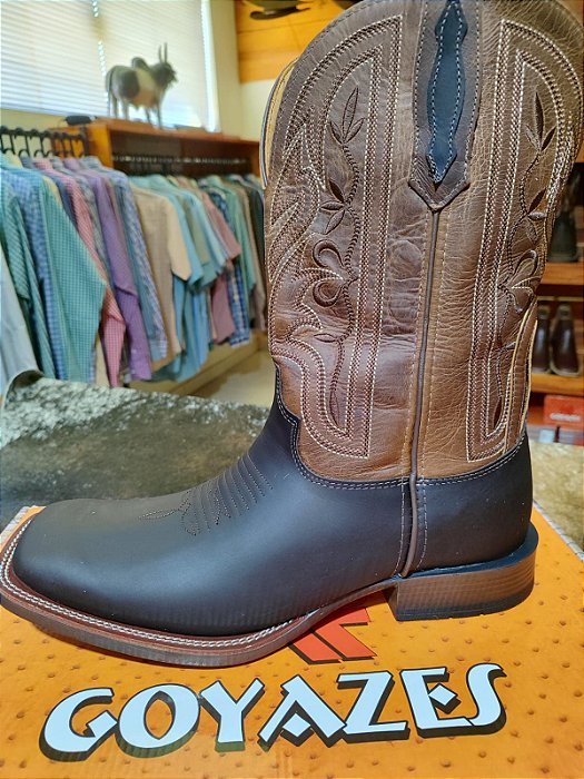 Bota Goyazes Couro Legítimo Dallas Café Furta 241502-CP