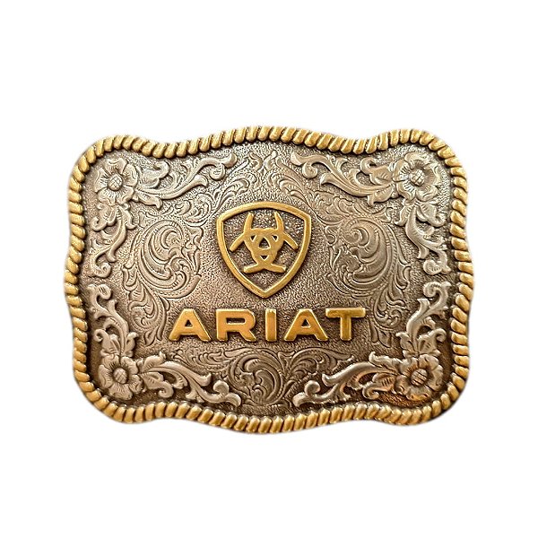 FIVELA ARIAT IMPORTADA PRATA DETALHES EM DOURADO