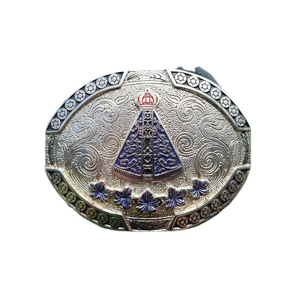 FIVELA IMAGEM  N.SRA APARECIDA FUNDO PRATA