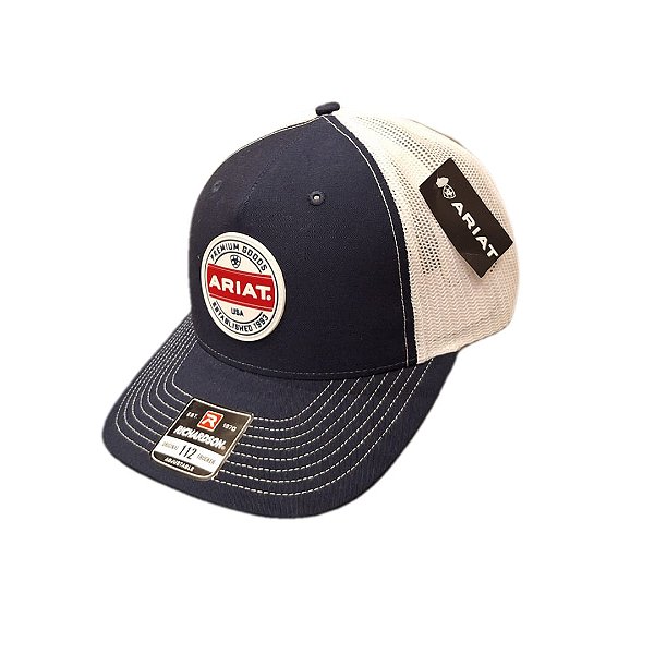 BONÉ ARIAT IMPORTADO AZUL MARINHO PREMIUM
