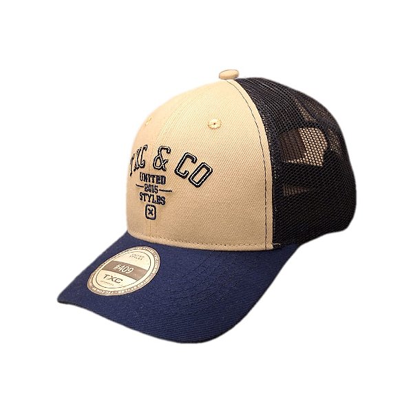 BONÉ IMPORTADO TXC BRANCO C/ AZUL