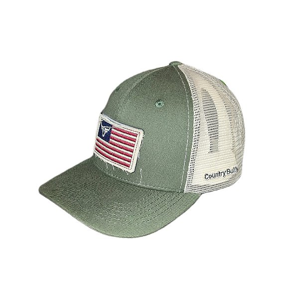 BONÉ COUNTRY BULLS VERDE LG USA