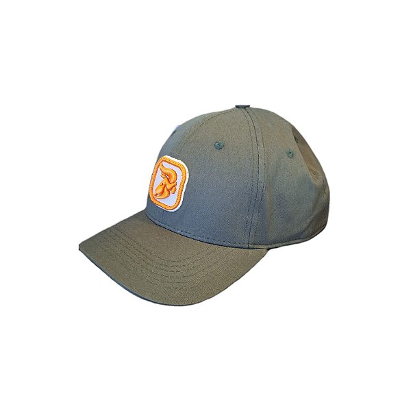 BONÉ AUROCHS VERDE MUSGO COM LOGO LARANJA