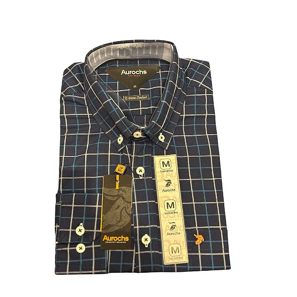 CAMISA AUROCHS XADREZ M.L