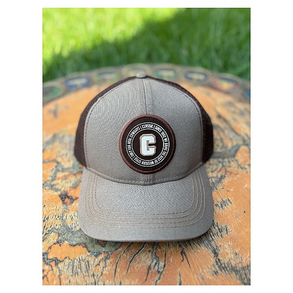 BONÉ CLASSIC MARROM LOGO MARROM