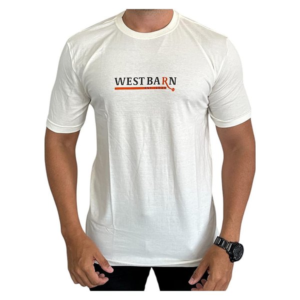 CAMISETA WEST BARN OFF WHITE