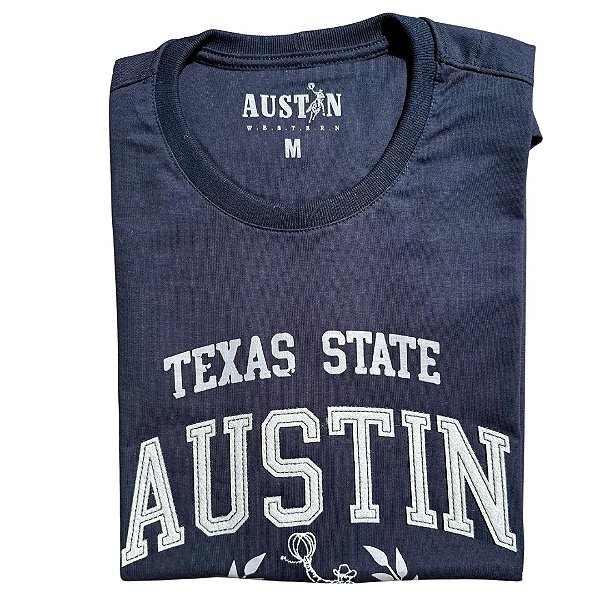 CAMISETA AUSTIN MARINHO C/ BRANCO