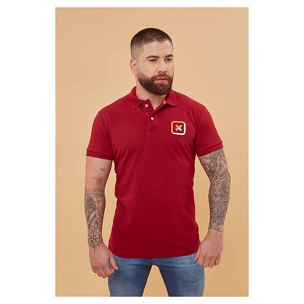 CAMISETA POLO TXC 6774 VERMELHA