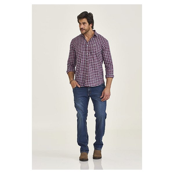 CAMISA TXC 29251L XADREZ VERMELHO