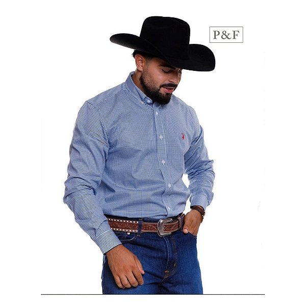 CAMISA AUSTIN ML AZUL