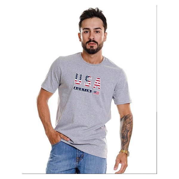 CAMISETA AUSTIN WESTERN CINZA
