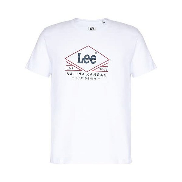 CAMISETA LEE 5445L LOSANGO BRANCO
