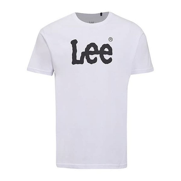 CAMISETA LEE 5024L BRANCO C/ LEE PRETO
