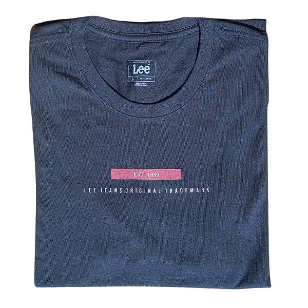 CAMISETA LEE 5458L RETANGULO MARINHO