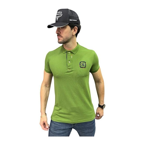 CAMISETA POLO TXC 6866 VERDE MILITAR