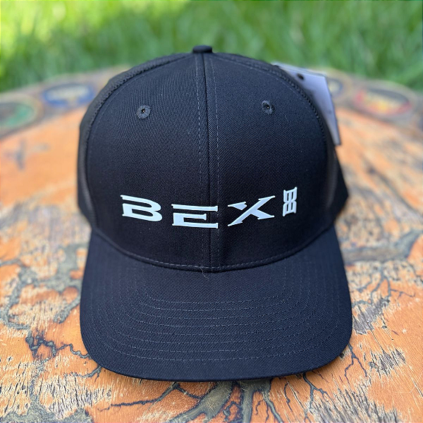 BONÉ IMPORT. BEX  PTO LOGO BRANCO
