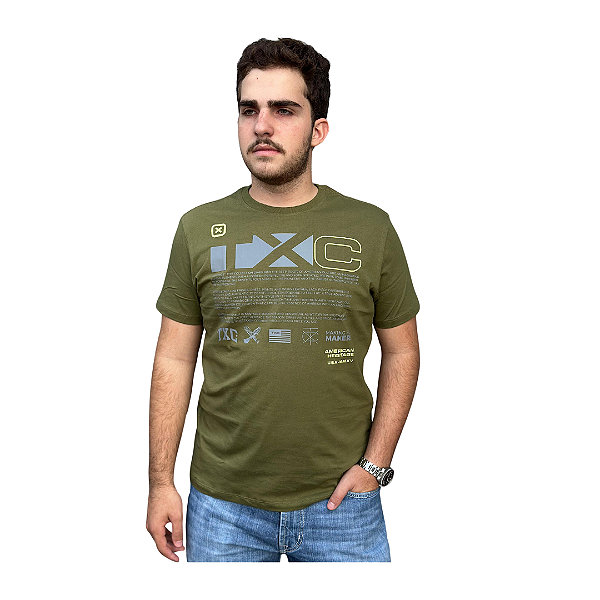 CAMISETA TXC 192416 VERDE MILITAR