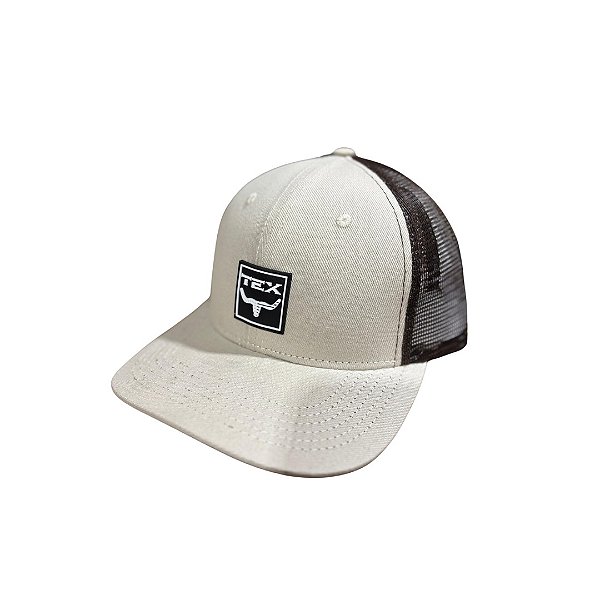 BONÉ TEX AREIA LOGO PRETO C/BRANCO